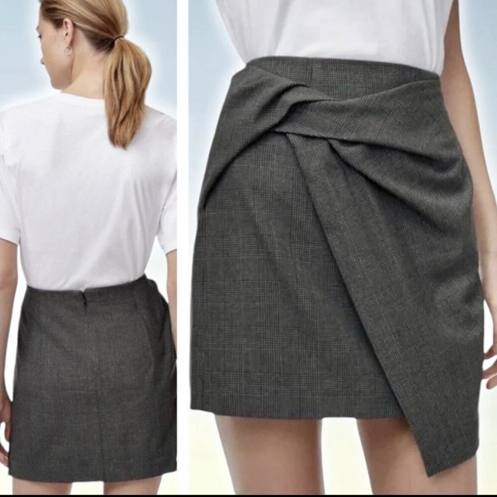 Babaton Jethro Mini Plaid Skirt